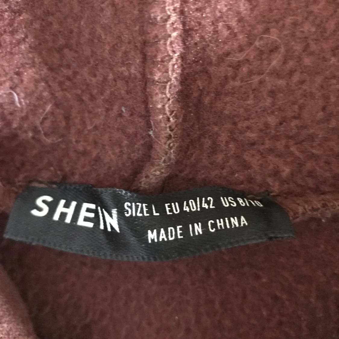 Brun zip up hoodie stolek L - 90