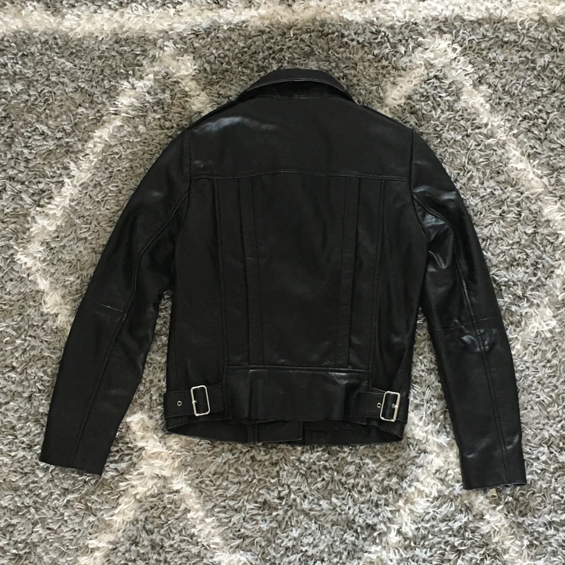 Leather Biker Jacket - 90