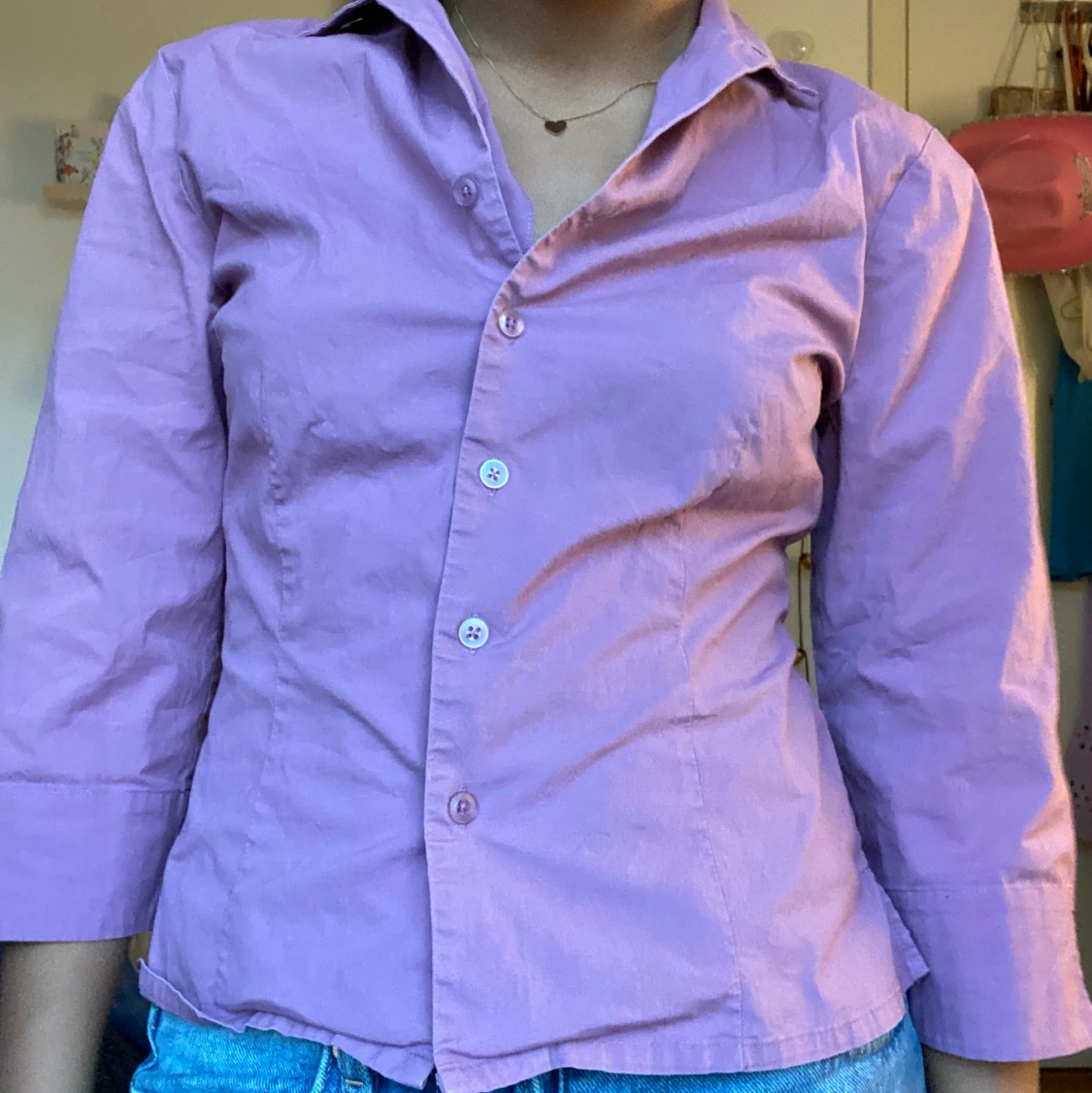 Lila skjorta! - 90