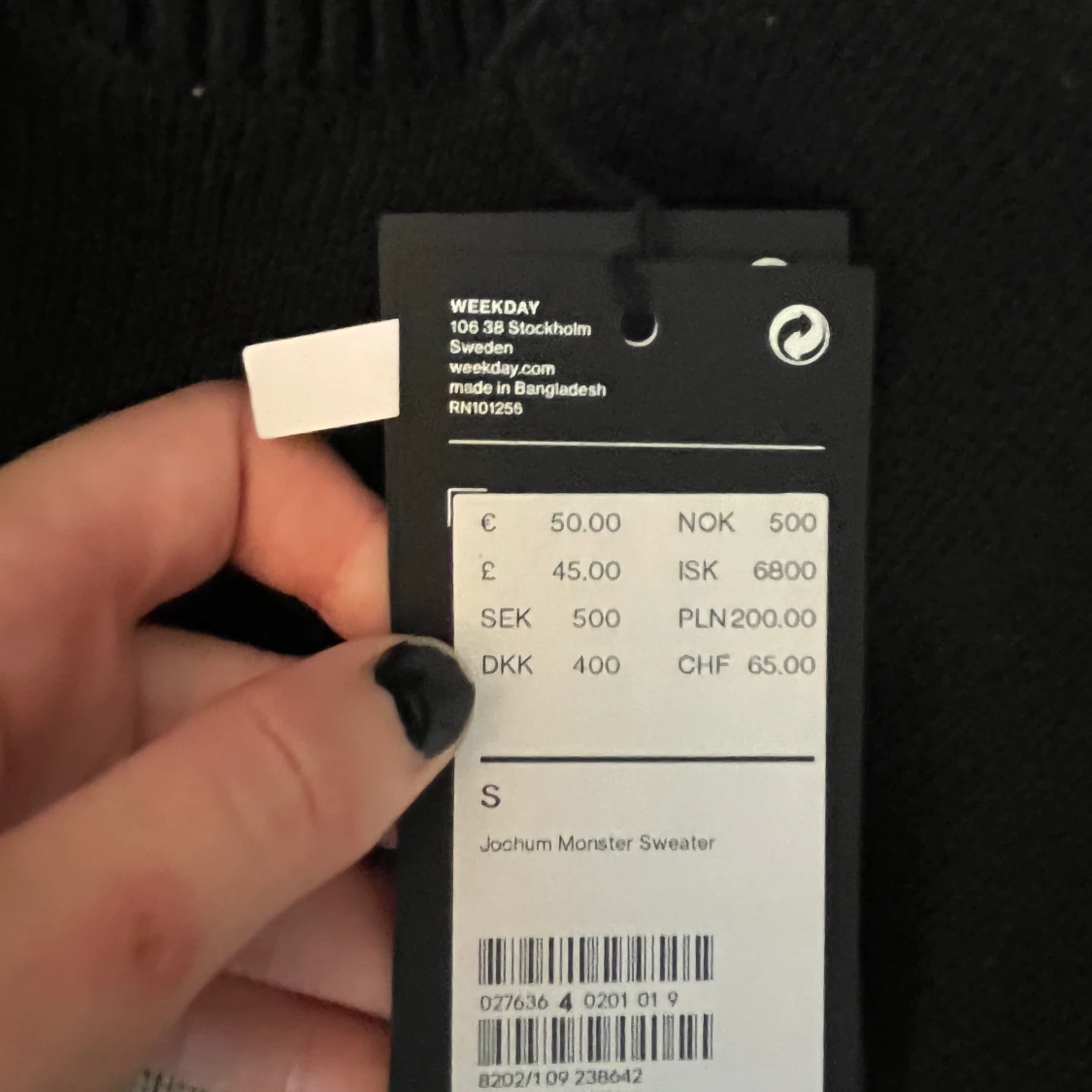 Häftig stickad tröja!! - 90