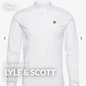 Lyle & Scott  - Helt ny, ej använda. Storlek L. Färg Hvit. Önskar 500kr