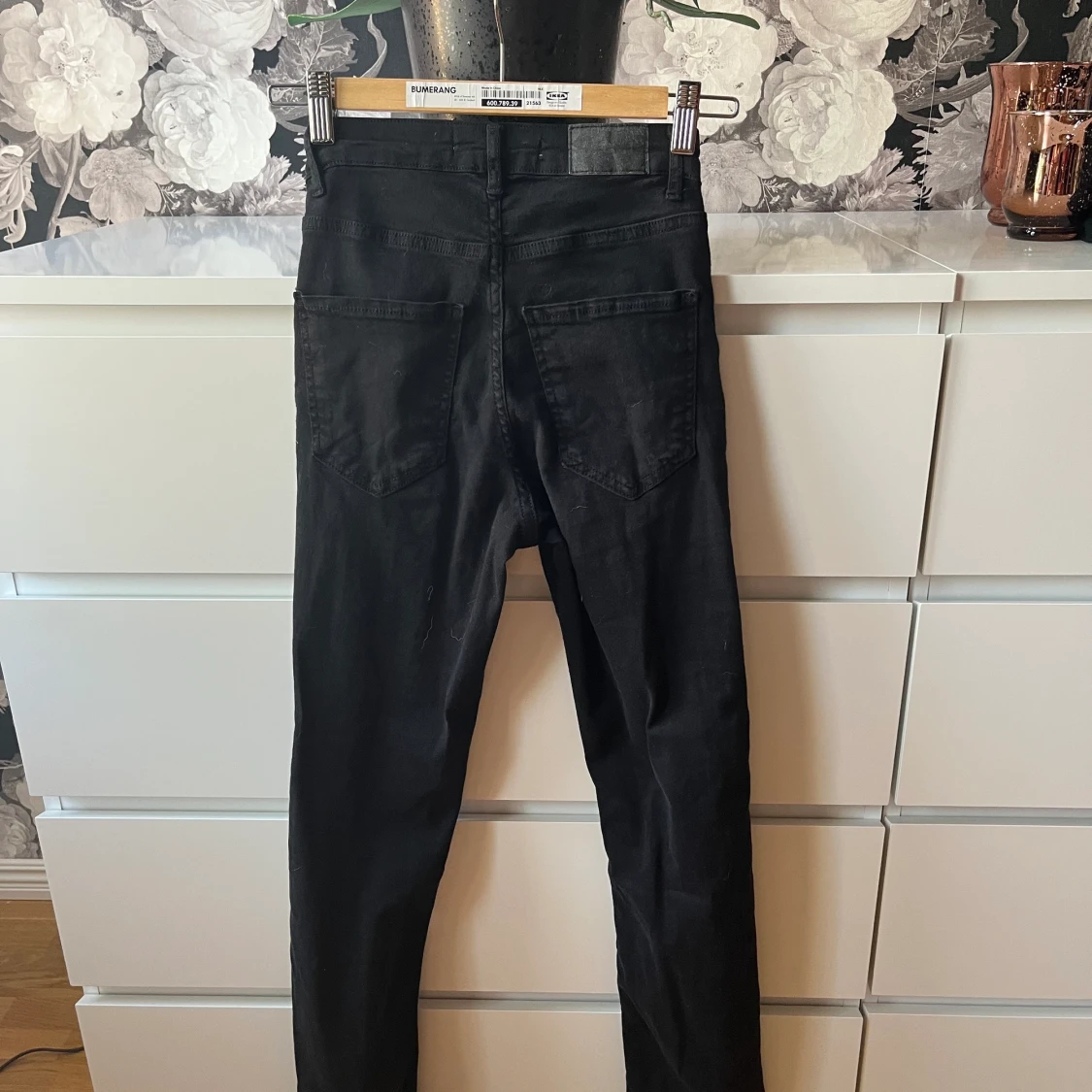 Bootcut jeans med slits  - 90