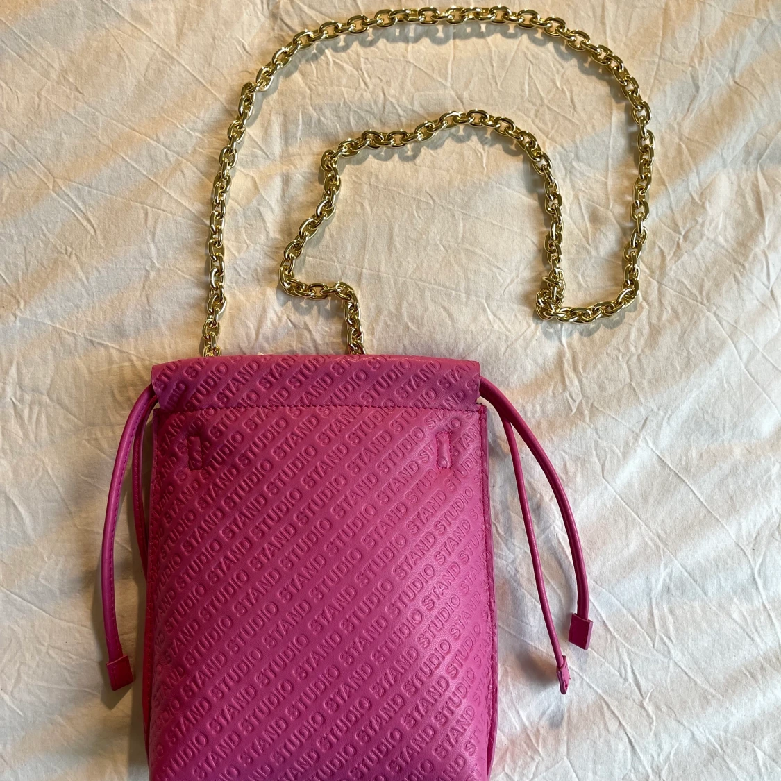 Stand studio Ursula logo bag pink - 91