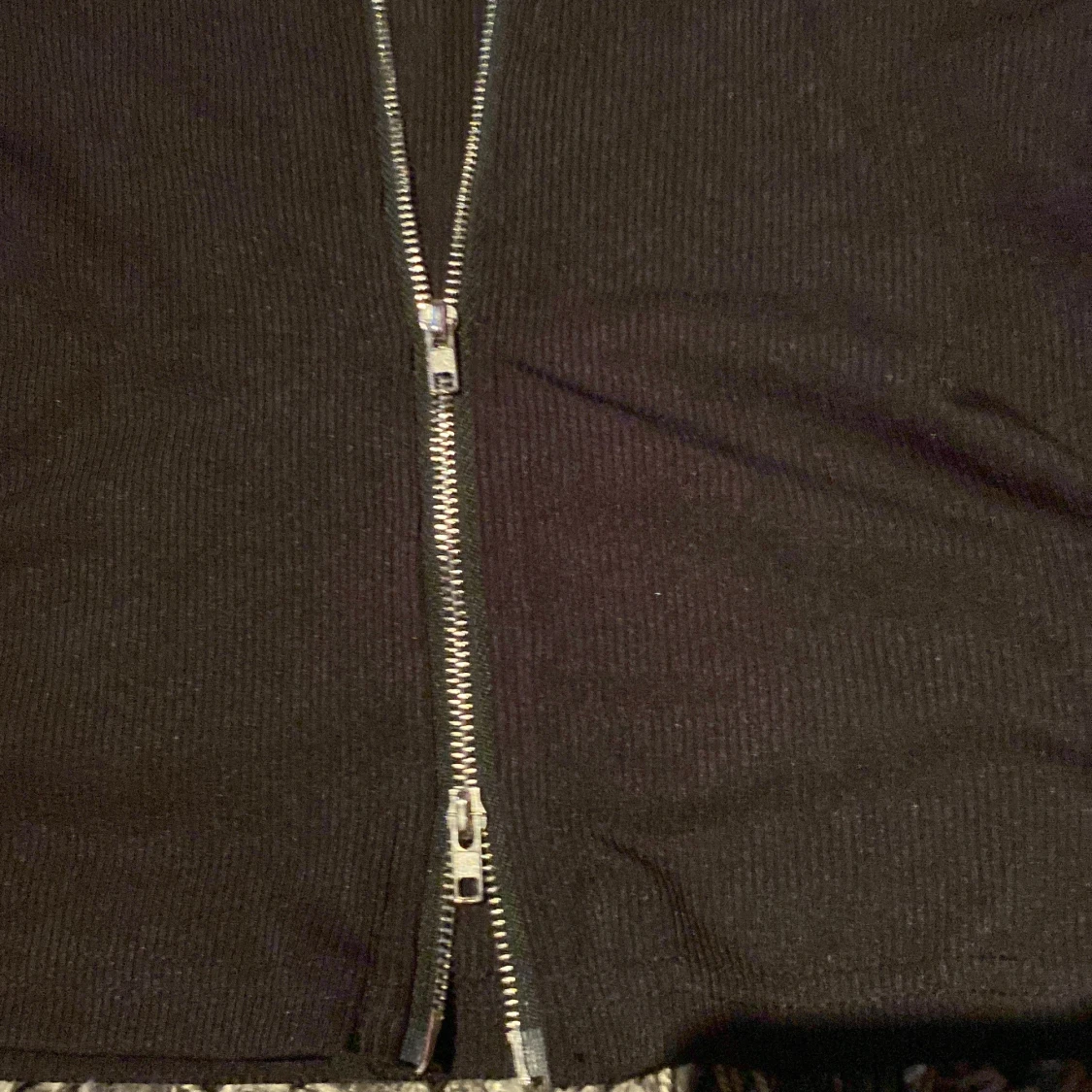 Långärmad tröja med dragkedja SHEIN strl S - 90