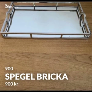 Glad bricka  - Helt ny, inga skador. Nypris 1900 kr i märket Sia och säljer den för 900 kr