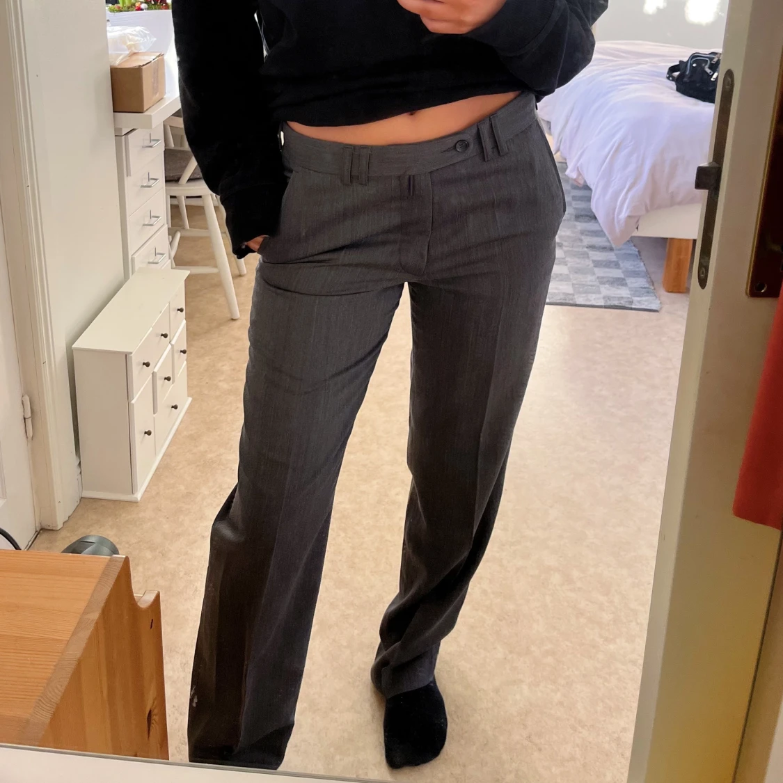 Vintage kostymbyxor