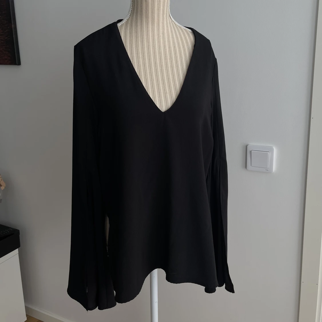 Svart blus , st 38