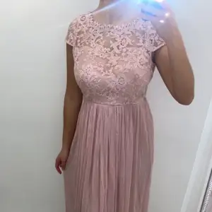 Balklänning lång rosa