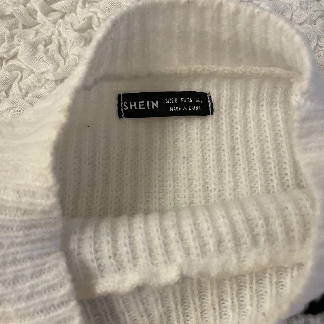 Stickad randig tröja - 90