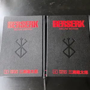 Säljer volym två och fyra av Berserk Deluxe Volume! På engelska, i bra skick, bara lästa en gång! Säljer separat eller tillsammans, helst via Swish :) 450 styck eller 900 för båda, köparen står för frakt!
