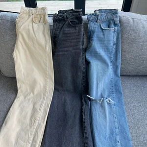 Gina jeans  - Som nya, säljer dom då de inte är min stil. Kom privat för fler bilder. 1 par jeans för 85kr/styck, 200kr/ för alla 3