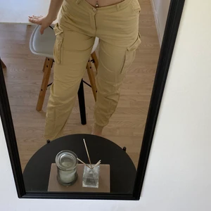 Cargopants  - Älskade passformen runt midjan men då de tyvärr blivit för små så har jag bara kunnat använda ett fåtal gånger. Har strlk 36 på byxorna (är 168cm lång och borde ha strlk 38).  