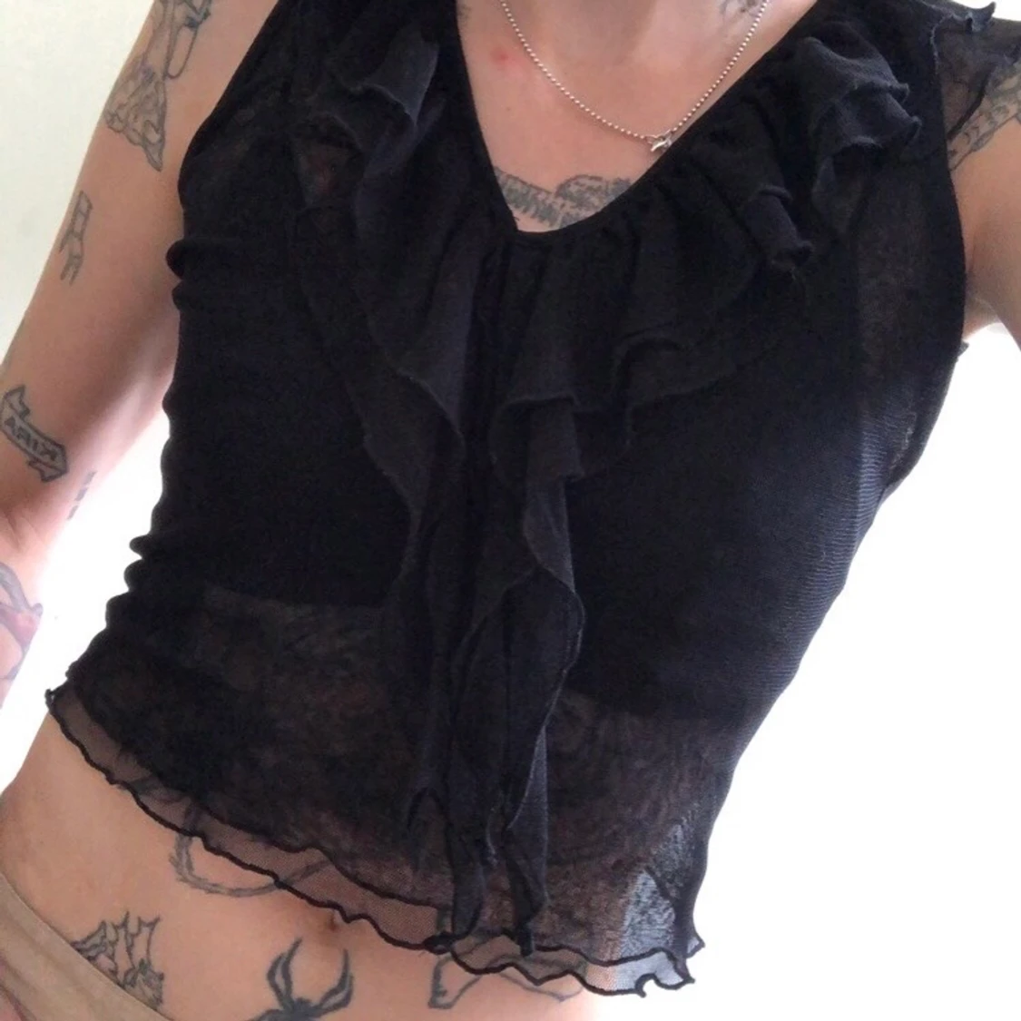 No stress, size S, black, mesh top