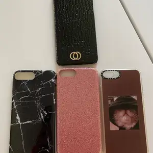 Säljer mina iPhone 8 Plus skal pga att jag har bytt mobil. Den svarta marmor har en liten skada på sig (går säkert att limma). Man får alla 4 stycken om man köper. Kommer tyvärr inte ihåg vart alla är ifrån☺️ Skicka för fler bilder!