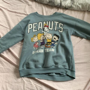 Sweatshirt säljes - Blå sweatshirt med motiv säljer! Otroligt mjuk och allmänt skön att ha på sig