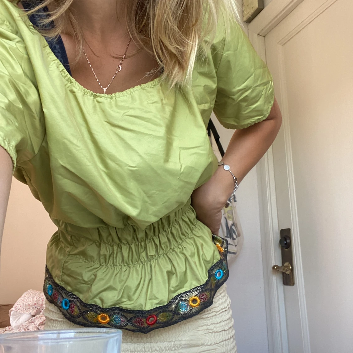 Vintage grön tröja  - 90