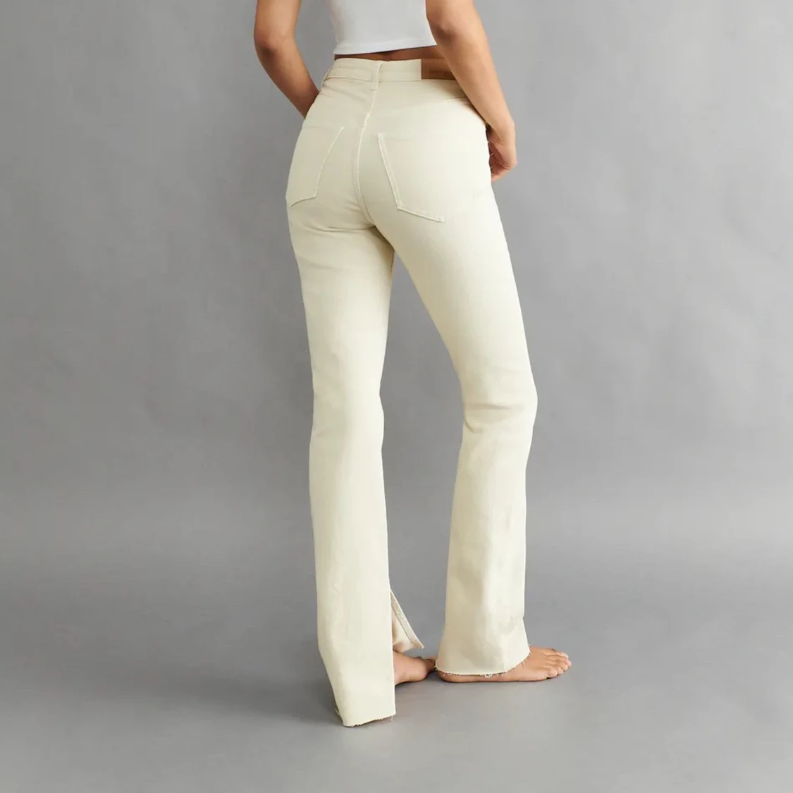 Bootcut med slit  - 90