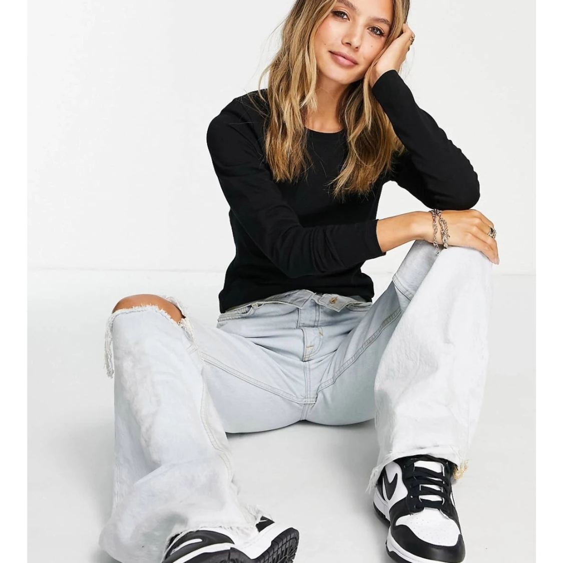 Svart basic tröja - 91