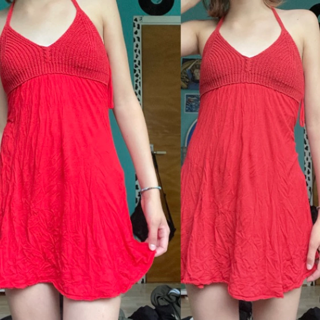 Halterneck klänning