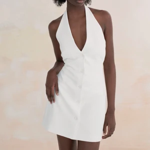 Zara väst klänning - Säljer denna superfina klänning från Zara. Slutsåld på hemsidan och endast testad!!