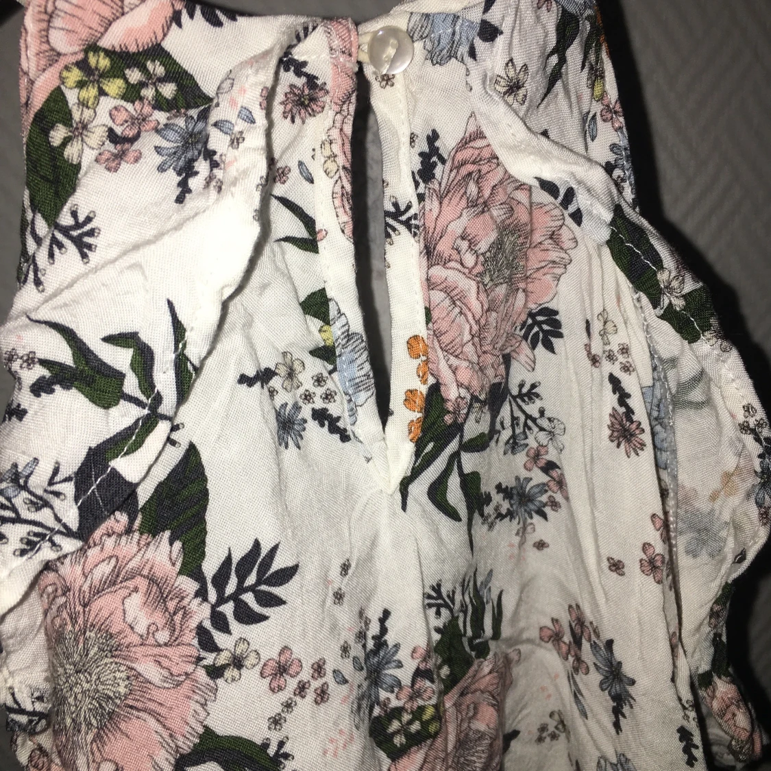 Blommigt sommar linne - 91