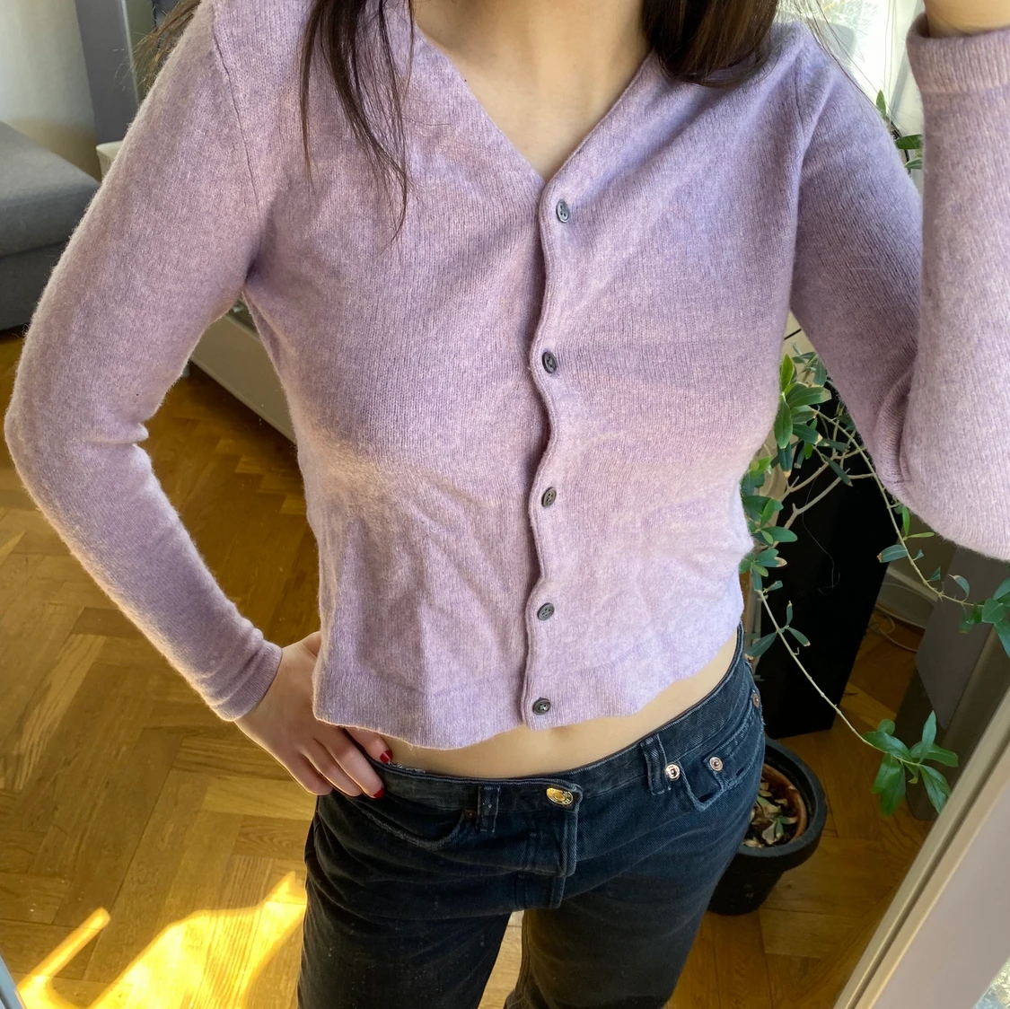 Ljuslila tröja - 90