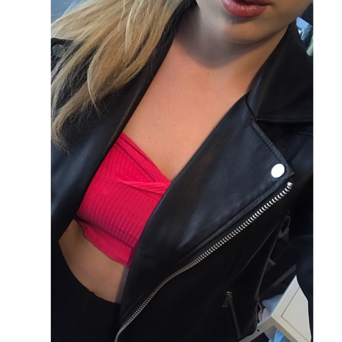 H&M skinnjacka  - 90