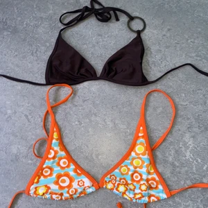 Y2k bikinitoppar  - Båda för 100, skriv pm om du endast vill köpa en. ❌OBS ORANGE ÄR SÅLD❌Spårbar frakt kostar 66kr, ej spårbar 42kr 