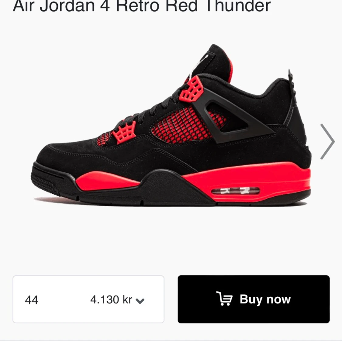 Air Jordan 4 Red Thunder