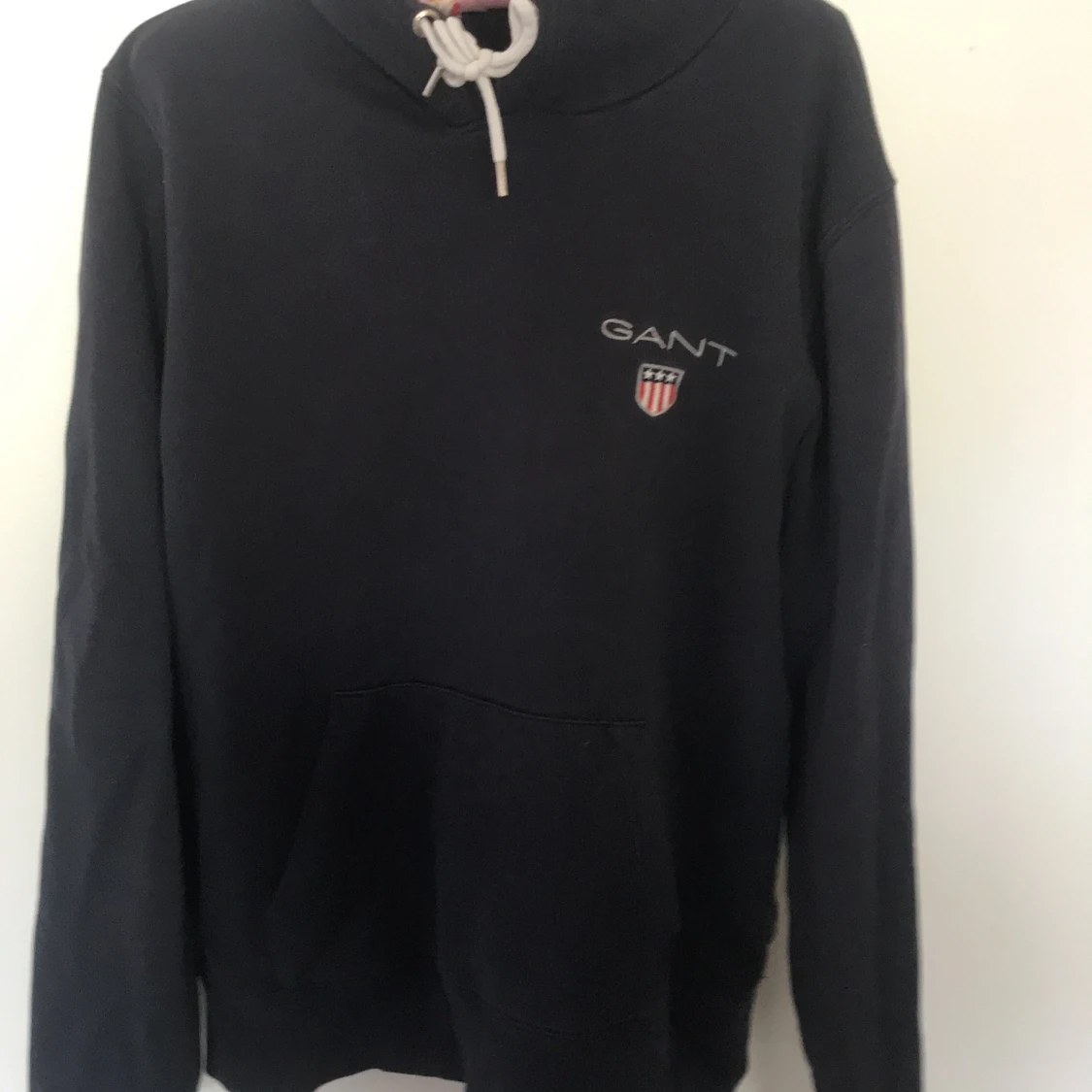 Gant mörkblå hoodie - 90