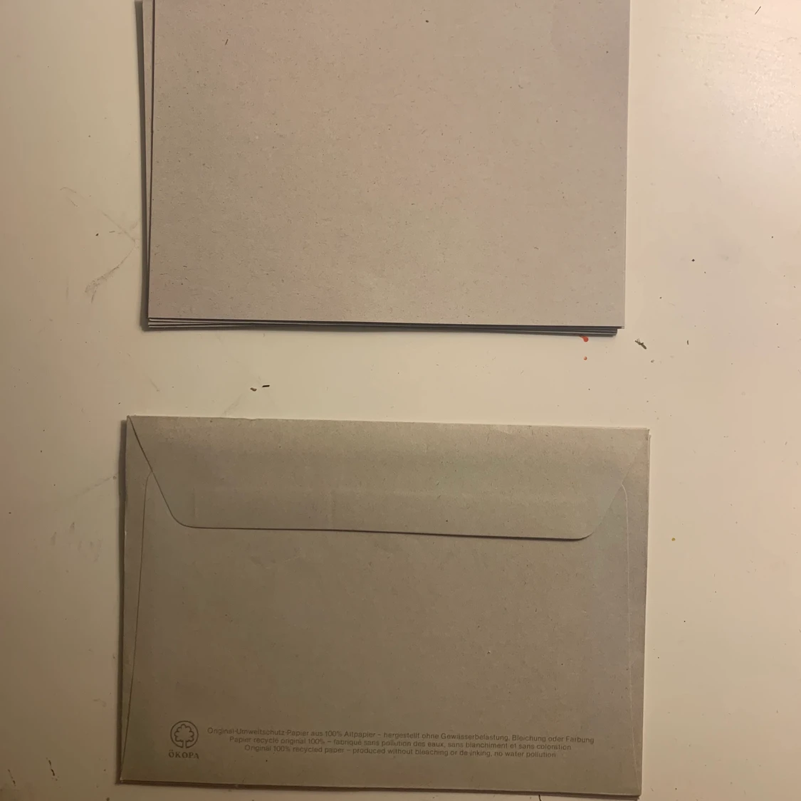 Kort och matchande kuvert med båtar  - 90