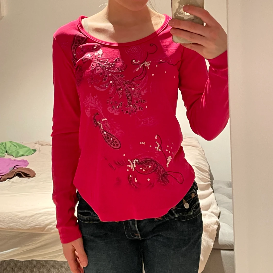 Superfin rosa tröja