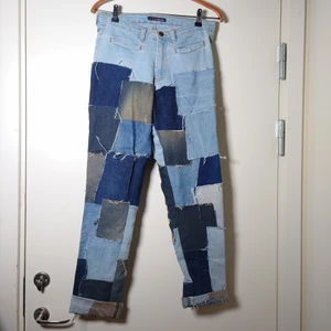 Lappjeans - Lappade jeans, storleken är som S🌱