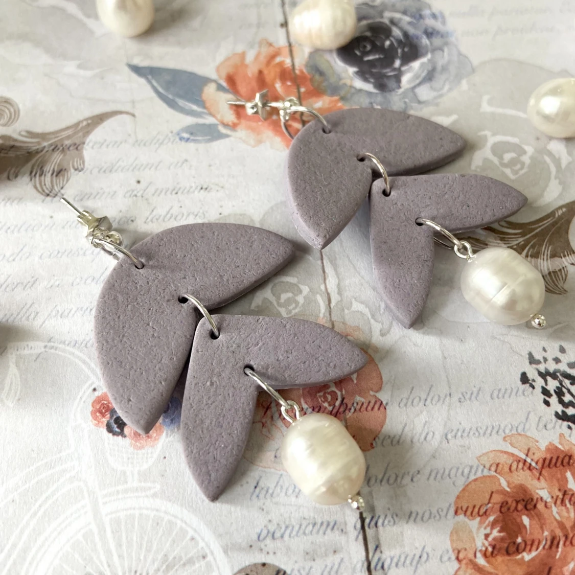 Örhängen Äkta Pärlor  - 91