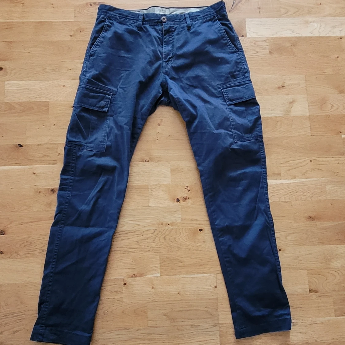 Mörkblå Cargo byxor