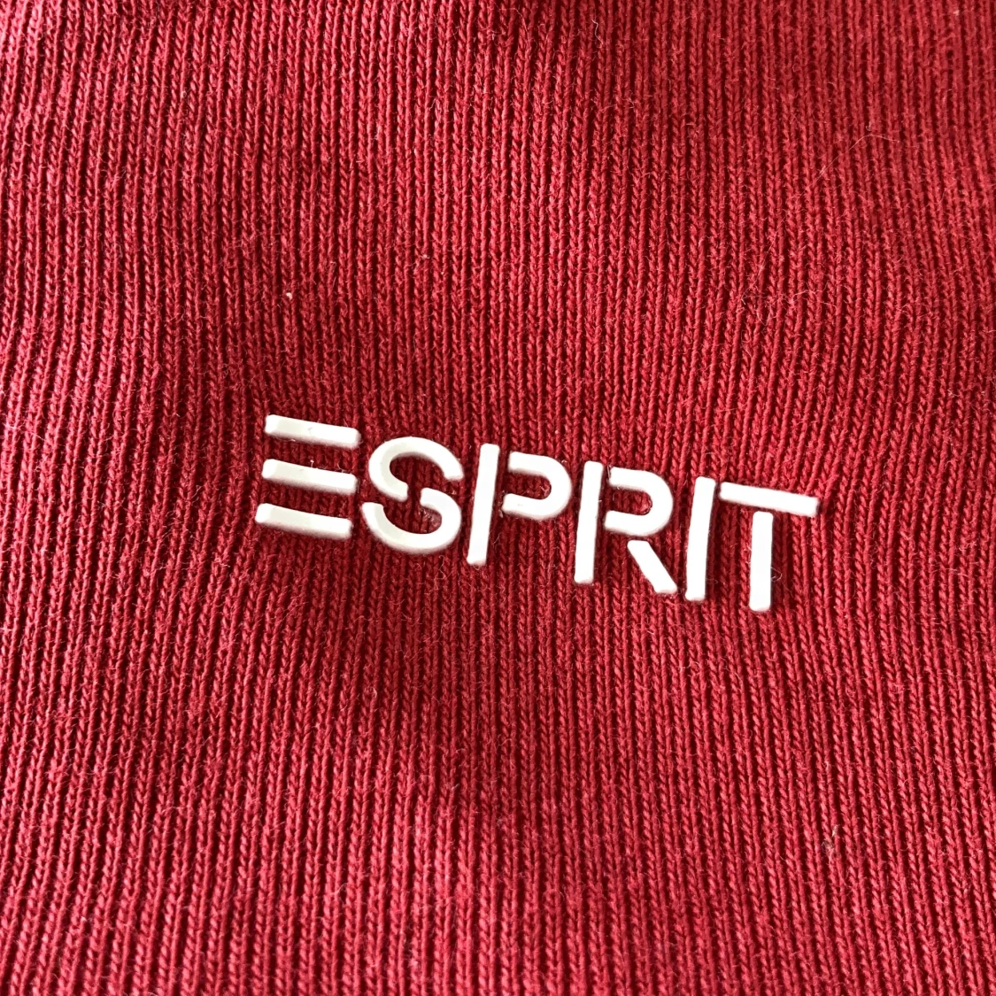 🌹  röd, långärmad t-shirt, ESPRIT, s - 90