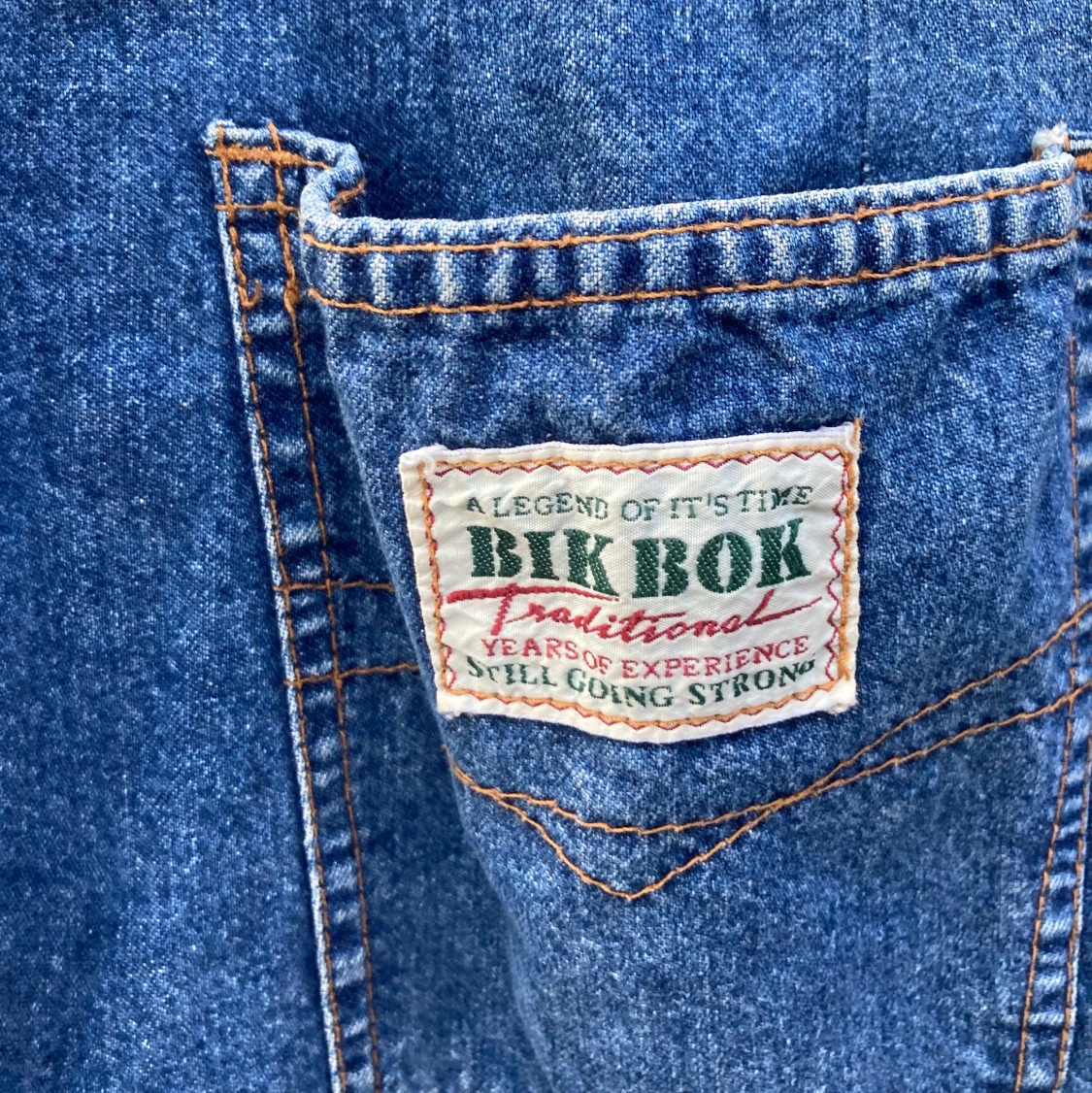 Hängselbyxor jeans  - 91