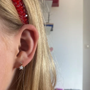 Örhängen - Vita stjärnörhängen