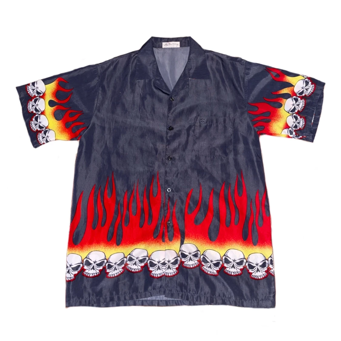 Oversized Bowlingskjorta