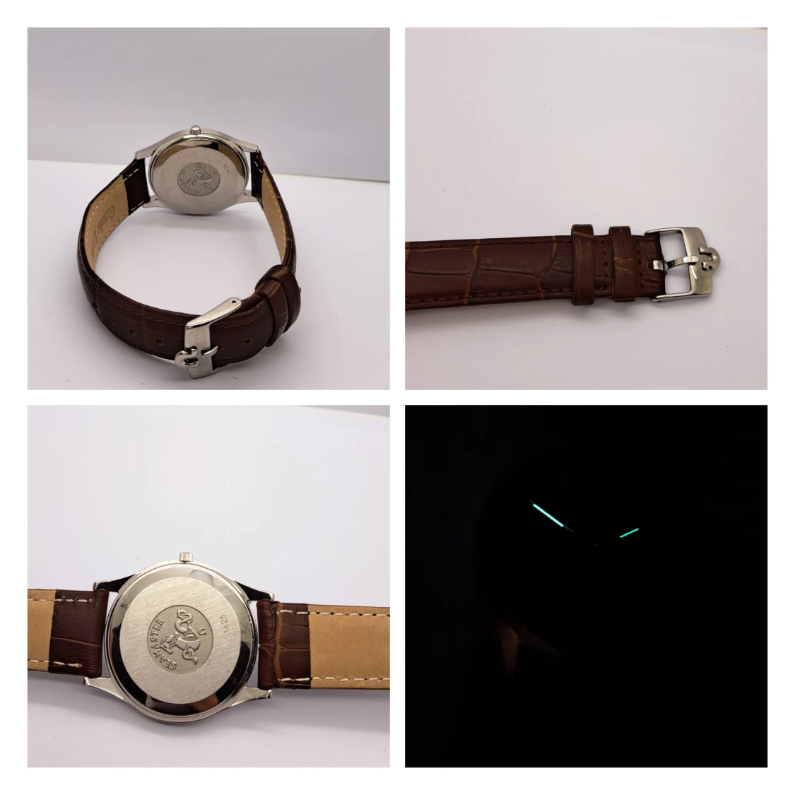 Rare Omega Seamaster Blue Dial Steel Mens Swiss Quartz Watch - 91