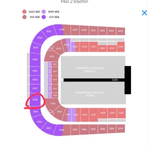 The weeknd - Säljer två the weeknd biljetter (B338) för att vi råkade köpa för många biljetter. 