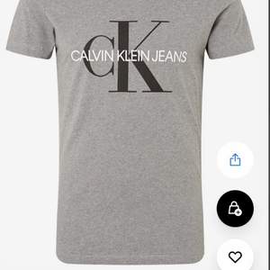 Grå stilren fin Calvin Klein t-shirt, oanvänd 