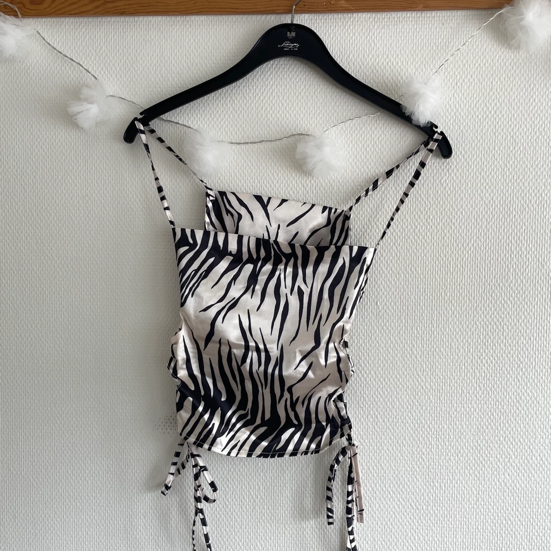 Party-topp med zebramönster 🦓