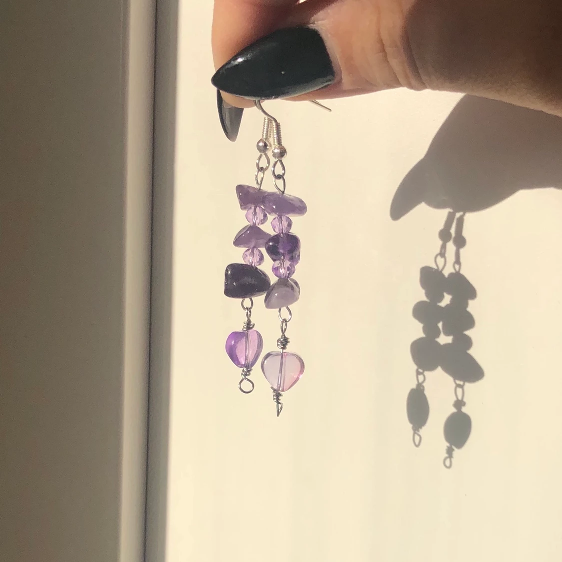 Ametist örhängen - 90