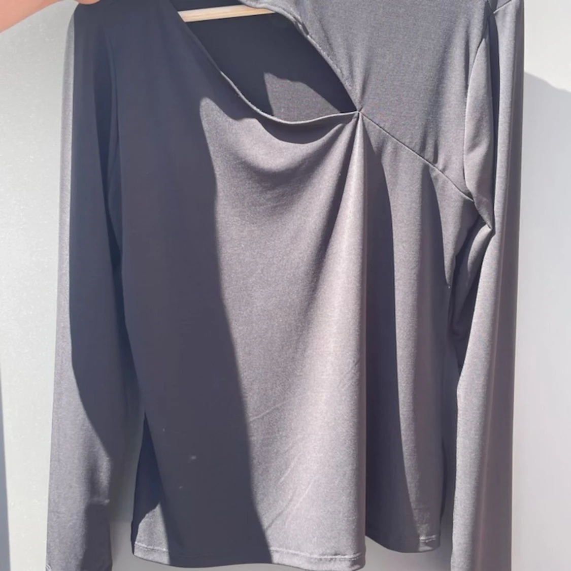 Svart Långärmad Topp