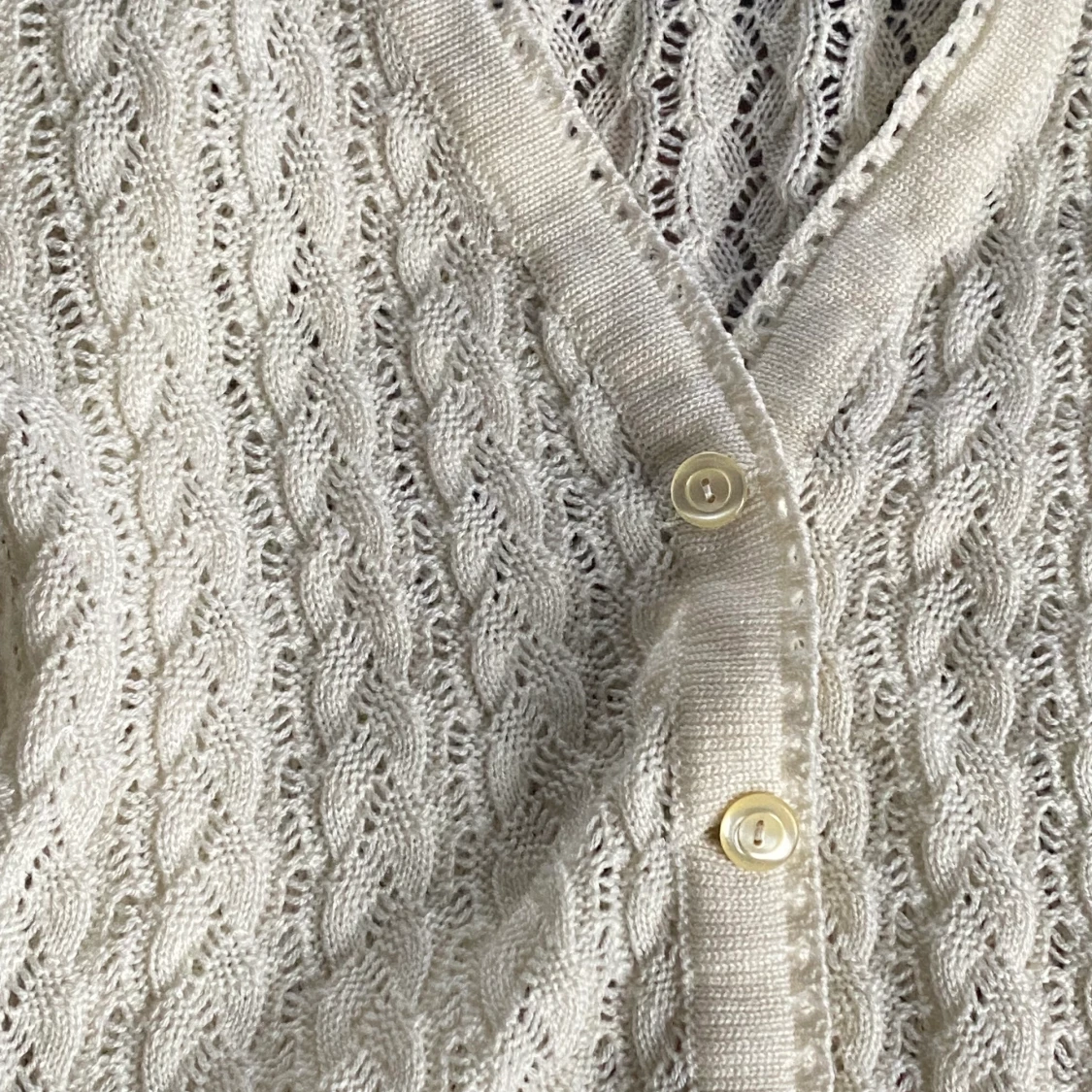 Mysig vit kofta!🤍 - 90