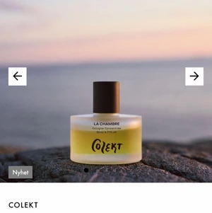 Colekt parfym - Colekt - La Chambre parfym,15ml, nypris: 895kr toppnoter av rosépeppar och lavendel hjärtnoter av kardemumma, ingefära, davana och apelsinblomma. basnoter består av Guaiacträ, cypress, ekmossa, osmanthus, orrissmör, balsamgran, vetiver haiti och labdanum.