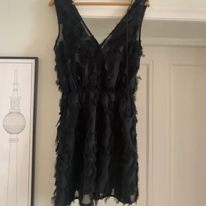 Fransklänning från & Other Stories  - Svart fransklänning från & Other stories, helt ny aldrig använd, därav prislappen kvar, köpt för 990kr