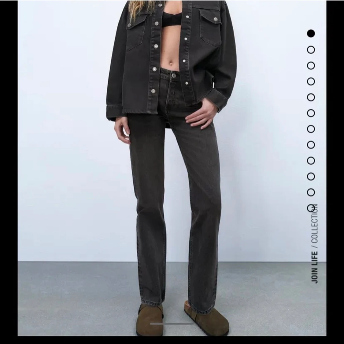 Zara jeans midrise straight