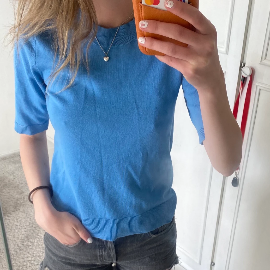 Stickad tshirt  - 90